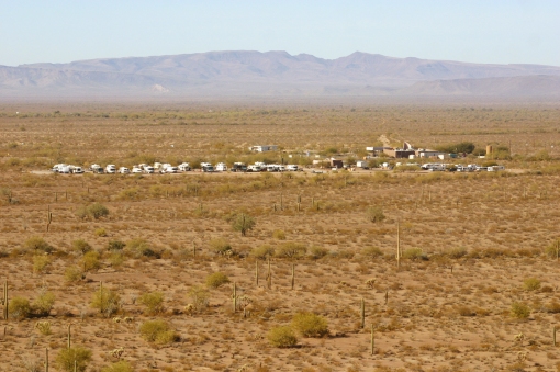 Setting in Sonora Desert